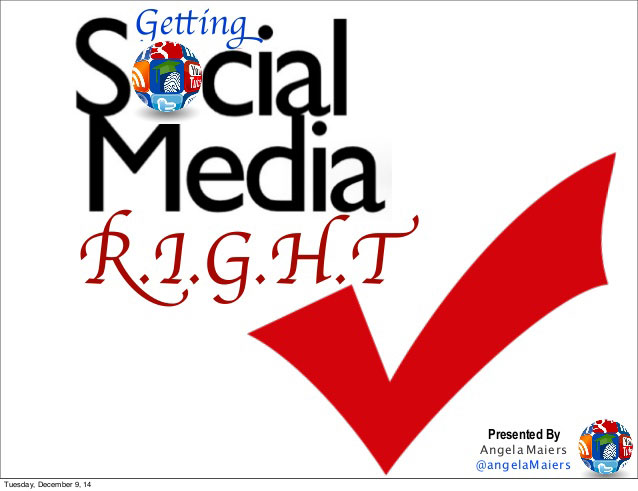 Getting Social Media Right